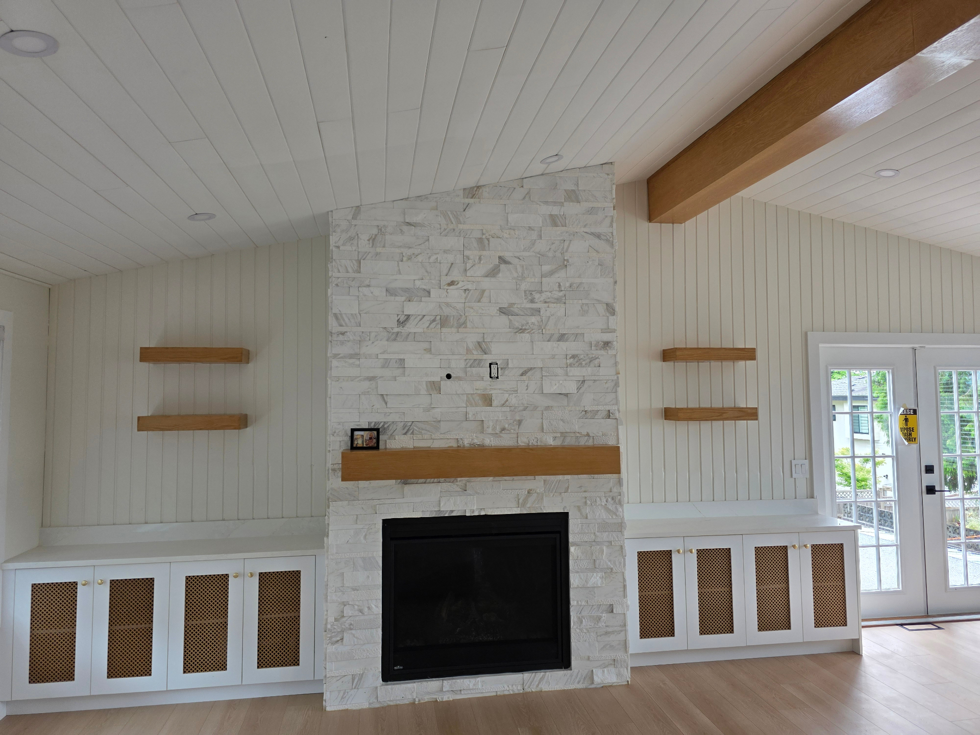 White Oak Mantel — West Vancouver