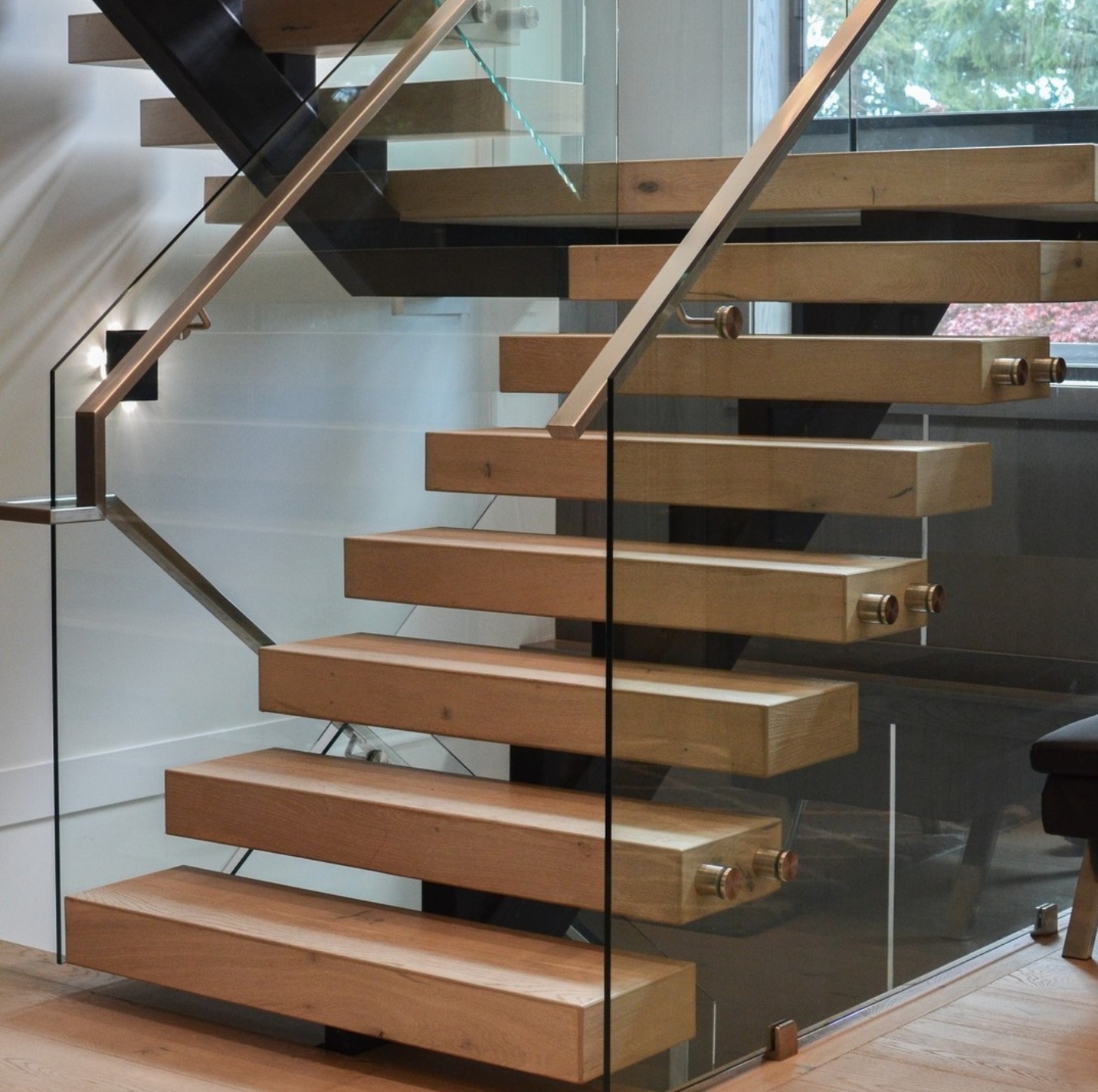 North Shore Staircase & Railing Rebuild — residential finishing carpentry case study in North Vancouver, BC